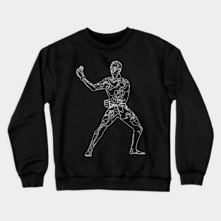 Israel Adesanya Line Art Crewneck Sweatshirt